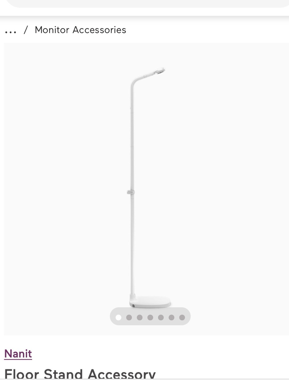Nanit White Floor Stand
